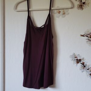 🟣AE mesh neckline cami